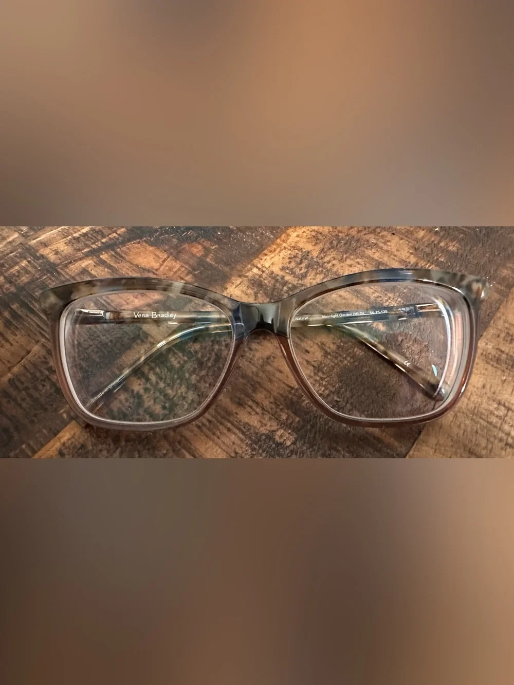 Vera Bradley Natalyn moonlight garden  Eyeglasses with matching case